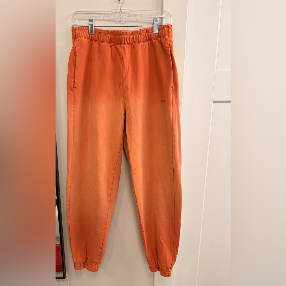 STORI Women’s Ombré Orange Jogger Pants